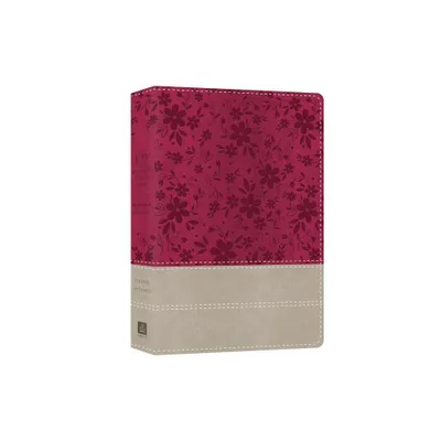 The KJV Cross Reference Study Bible Womens Edition Indexed [Floral Berry] - by Compiled by Barbour Staff & Christopher D Hudson (Leather Bound)