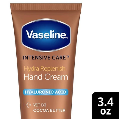 Vaseline Intensive Care Hydra Replenish with Hyaluronic Acid and Cocoa Butter Hand Cream  3.4 fl oz