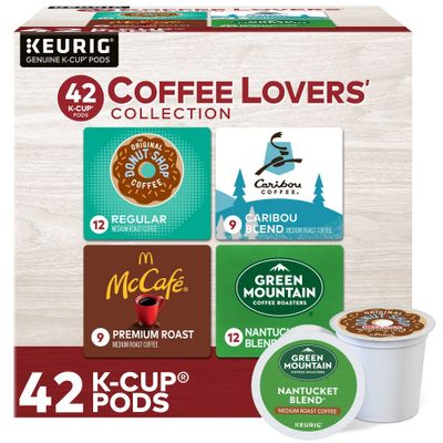 Keurig Coffee Lovers Collection Keurig K-Cup Coffee Pods Variety Pack Medium Roast - 42ct