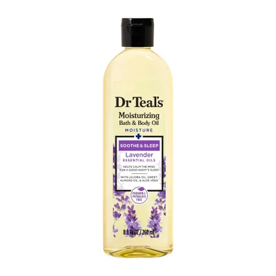 Dr Teals Soothing Lavender Moisturizing Bath & Body Oil - 8.8 fl oz