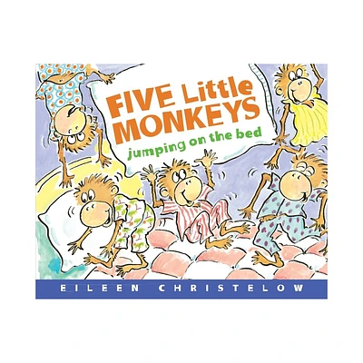 Five Little Monkeys Jumping on the Bed Deluxe Edition - (Five Little Monkeys Story) 25th Edition by Eileen Christelow (Hardcover)