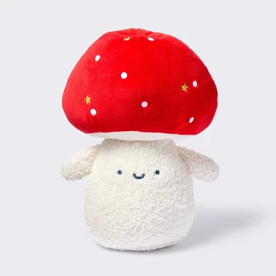 Mushroom Christmas Soft Plush Figural Baby Toy - Cloud Island