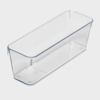 3x9 Drawer Flatware Organizer - Brightroom: Clear PETG In-Drawer Silverware Tray, Contemporary Style