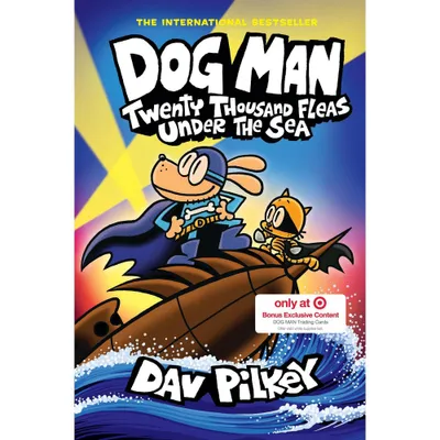 Dog Man #11: Twenty Thousand Fleas Under the Sea: A Graphic Novel - Target Exclusive Edition by Dav Pilkey (Hardcover)
