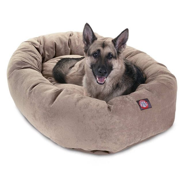 Majestic Pet Bed Majestic Bagel Dog Bed - Tan