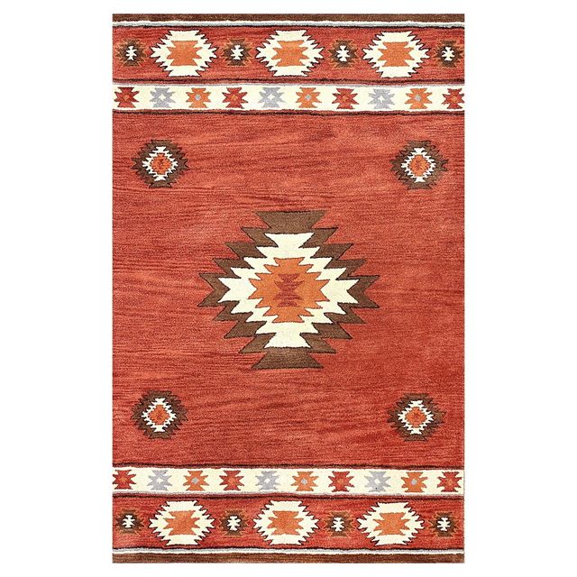 26x8 Runner Hand Tufted Shyla Rug Orange - nuLOOM