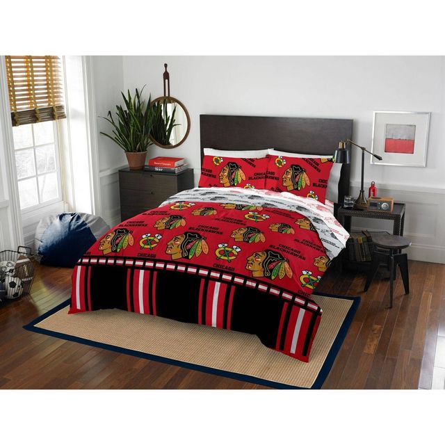 NHL Chicago Blackhawks Rotary Bed Set