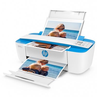 HP DeskJet 3755 Wireless All-In-One Color Printer, Scanner, Copier, Instant Ink Ready - Blue