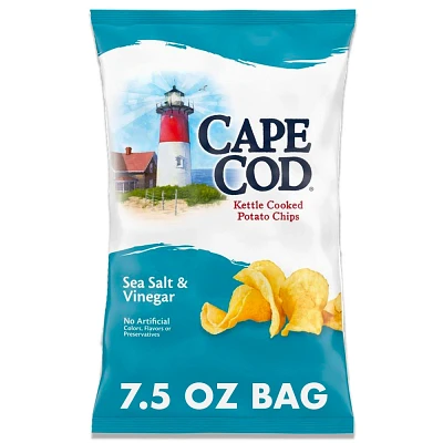 Cape Cod Potato Chips Sea Salt and Vinegar Kettle Chips - 7.5oz