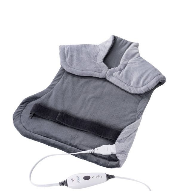 Pure Enrichment PureRelief XL Extra-Long Back and Neck Heating Pad - 29 x 24 - Gray