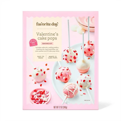 Valentines Cake Pop Baking Kit - 12ct / 12oz - Favorite Day