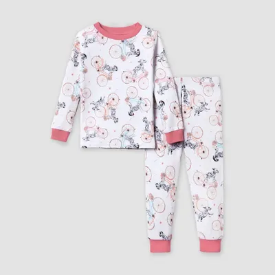 Burts Bees Baby Toddler Girls Snug Fit Dalmatians Pajama Set