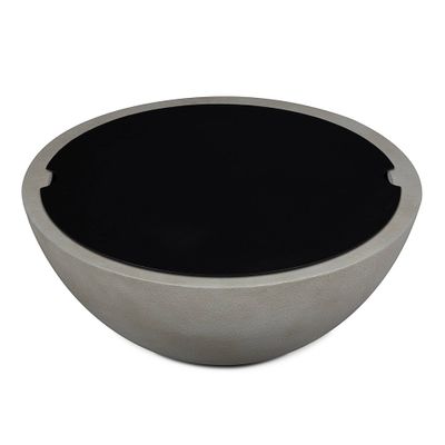 Caro Large Aluminum Fire Bowl Lid Black - Jensen Co.