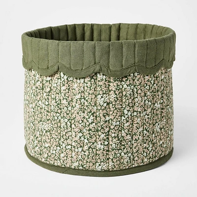 Small Floral Canvas Storage Basket - Threshold designed with Studio McGee