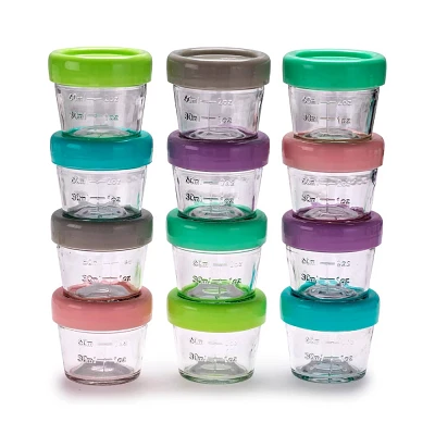 Melii Glass Baby Food Containers - 12pk