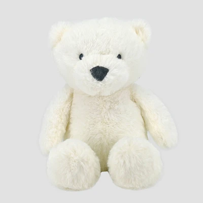 Carters Just One You Baby Bear Beanbag Plush - White