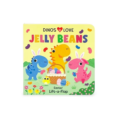 Dinos Love Jelly Beans - by Pterry Redwing (Board Book)