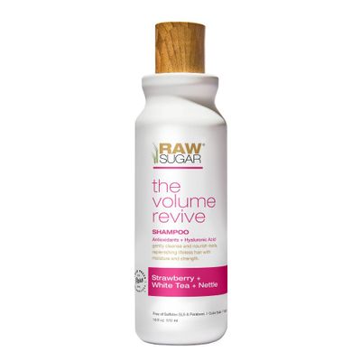 Raw Sugar The Volume Revive Shampoo - Strawberry + White Tea + Nettle - 18 fl oz