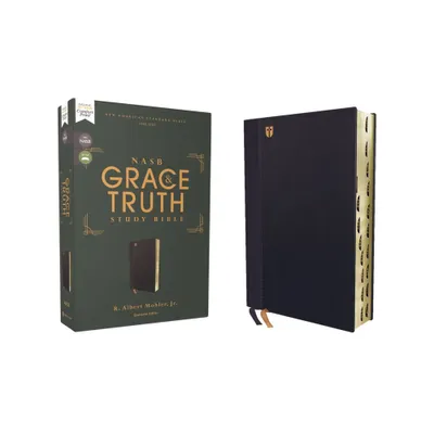 Nasb, the Grace and Truth Study Bible (Trustworthy and Practical Insights), Leathersoft, Navy, Red Letter, 1995 Text, Thumb Indexed, Comfort Print