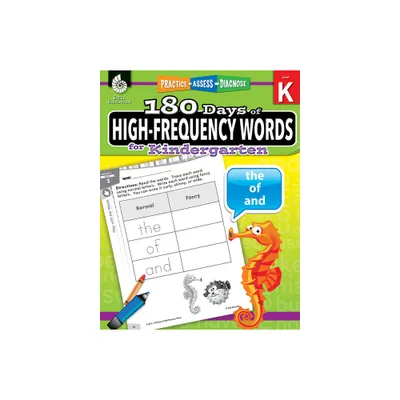 180 Days(tm) High-Frequency Words for Kindergarten - (180 Days of Practice) by Jesse Hathaway (Paperback)