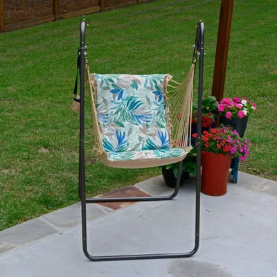 Soft Comfort Swing Chair & Stand - - Algoma: Set