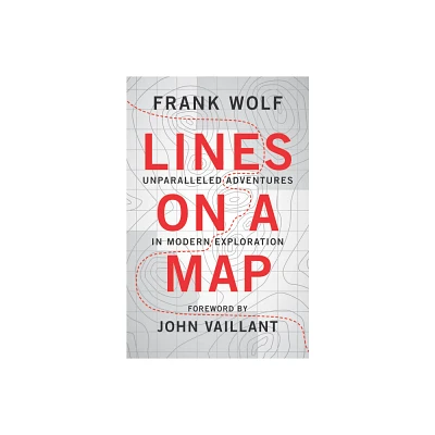 Lines on a Map - by Frank Wolf (Paperback)