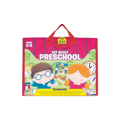 School Zone Get Ready Preschool Learning Playset - (Paperback)