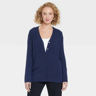 Women Cable Cardigan