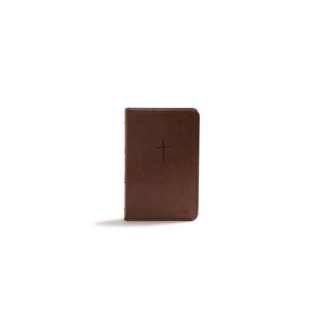 CSB Compact Bible, Value Edition, Brown Leathertouch - by Csb Bibles by Holman (Leather Bound)