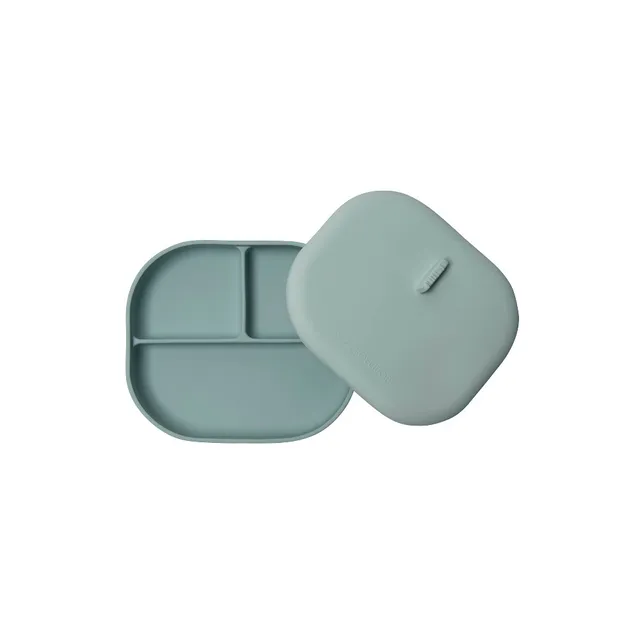 Divided Plate - 3pk - Cloud Island™ Green/Gray/Light Green