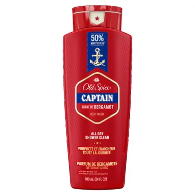 Old Spice Mens Red Collection Captain Body Wash - Scented - 24 fl oz