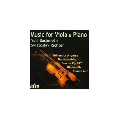 Yuri Bashmet & Sviatoslav Richter - Music for Viola & Piano (CD)