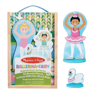 Melissa & Doug Magnetic Dress-Up Play Set - Ballerina/Fairy