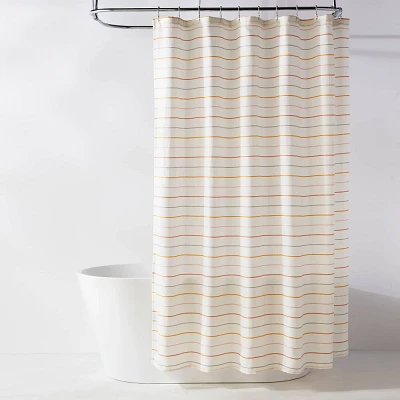 Fabric Thin Striped Shower Curtain - Room Essentials