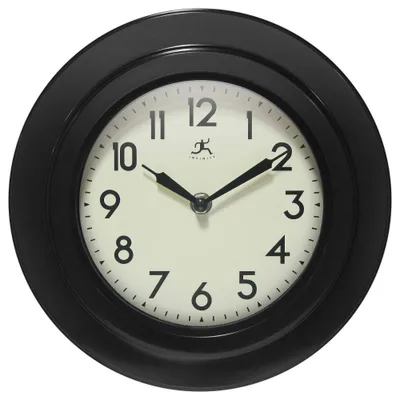 9.75 Retro Escape Wall Clock - Infinity Instruments