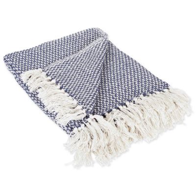 50x60 Woven Throw Blanket - Imports: Cotton