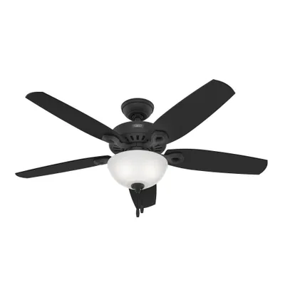 52 Builder Ceiling Fan: WhisperWind Motor, Reversible, ETL Listed - Hunter Fan