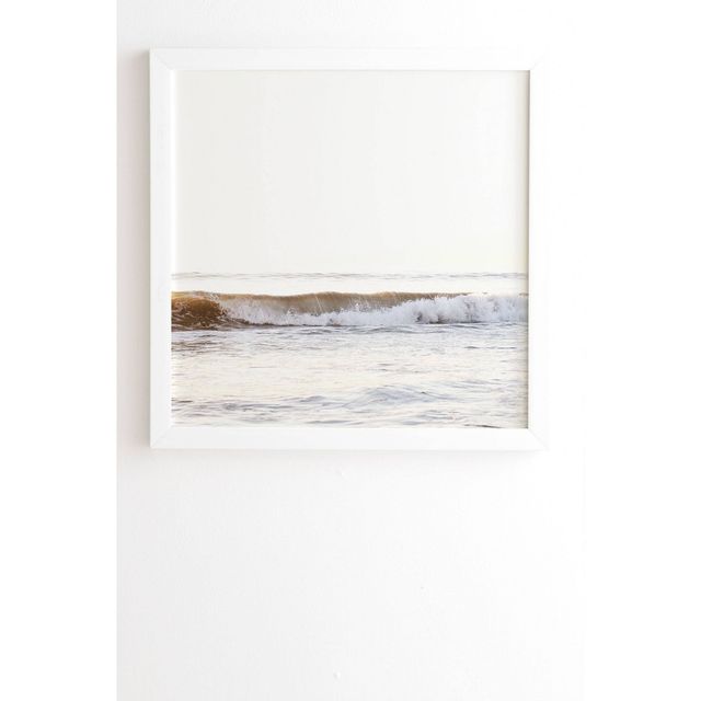 Bree Madden Minimalist Wave Framed Wall Print - Deny Designs