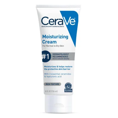 CeraVe Moisturizing Face & Body Cream for Normal to Dry Skin