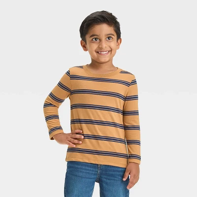 Toddler Boy Long Sleeve Striped T-Shirt