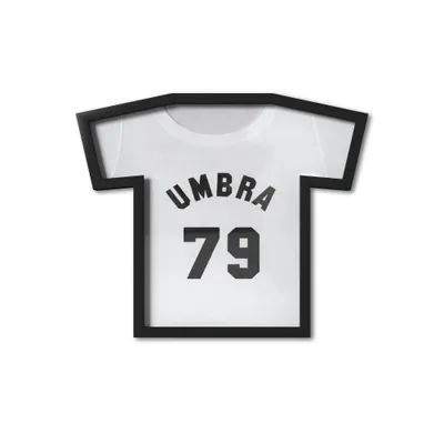 T-Shirt T-Framed Display Small - Umbra: Modern Vertical Shadow Box, Polystyrene Material, Sawtooth Back Mount