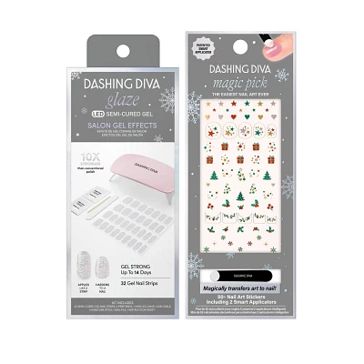 Dashing Diva Glaze Starter Nail Art Gummy Bear + Magic Pick Nail Art - Under the Tree