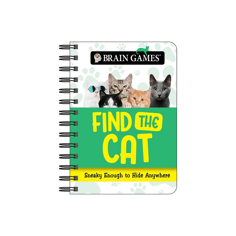 Target Brain Games - To Go - Find the Cat - by Publications International  Ltd & Brain Games (Spiral Bound) | The Market Place