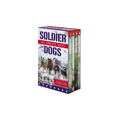 Soldier Dogs 4-Book Box Set - by Marcus Sutter (Counterpack, Empty)