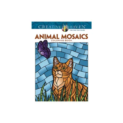 Creative Haven Animal Mosaics Coloring Book - (Adult Coloring Books: Animals) by Jessica Mazurkiewicz (Paperback)