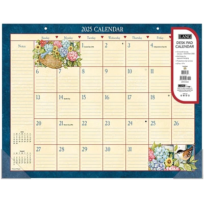 LANG 2025 Heart and Home Desk Pad