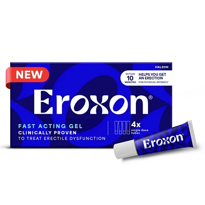 Eroxon Erectile Dysfunction Fast Acting Gel - 4ct