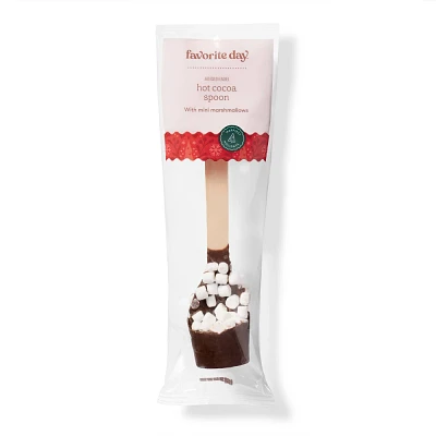 Christmas Milk Chocolaty Coated with Marshmallows Hot Cocoa Spoon - 0.8oz - Favorite Day