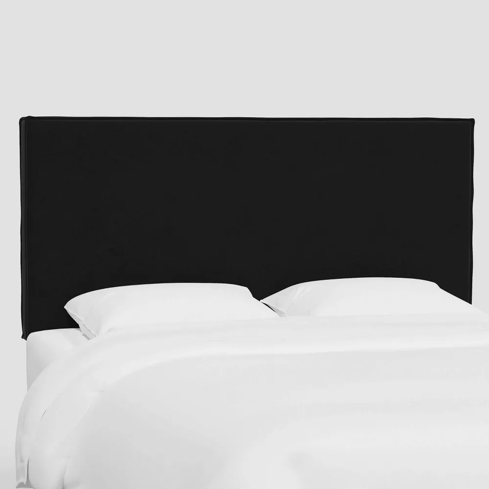 Threshold Queen Fanie Slipcover Headboard in Velvet Black - Threshold | The  Market Place