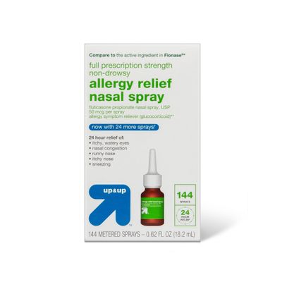 Fluticasone Propionate Allergy Relief Nasal Spray - 144 sprays/0.62 fl oz - up & up